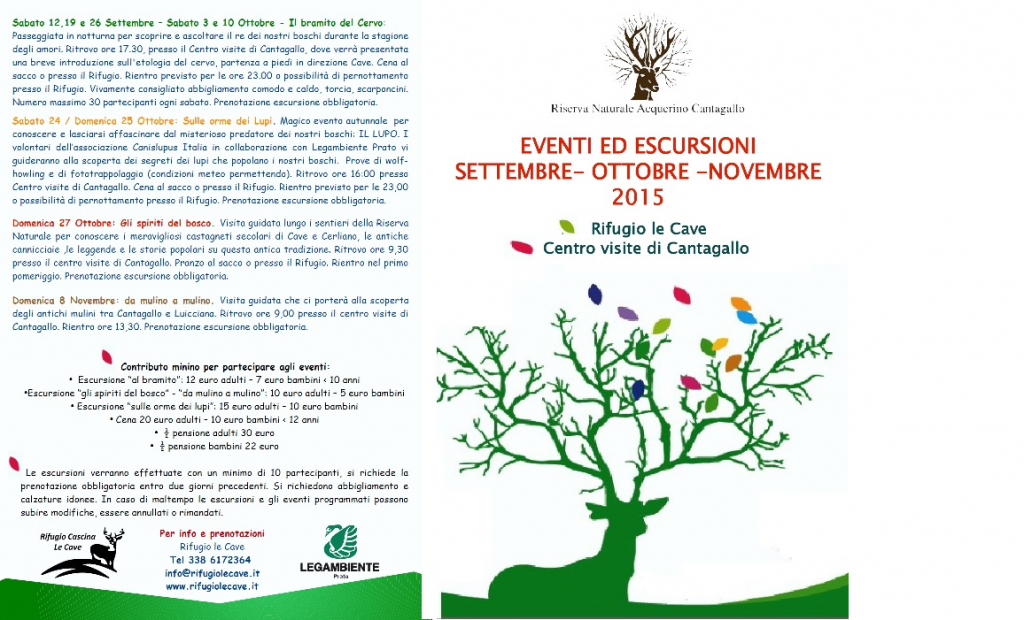 volantino eventi autunnali